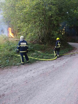 5 Gašenje požara v gozdu - PGD Račna